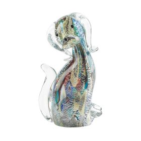 Stunning Designer Dog Art Glass: Unique Home Decor for Pet Lovers