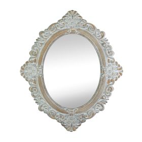 Vintage Amelia Taupe Mirror - Antique Style Wall Mirror for Home Decor