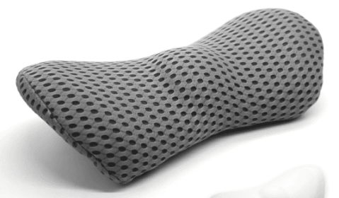 Lumbar Support Pillow For Side Sleepers Pregnancy Relieve Hip Coccyx Sciatica Pain Machine Chair Back Cushion Waist Car Seat (Option: Dark grey pillowcase)