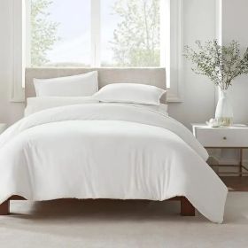 Serta Simply Clean Solid Duvet Cover (Option: W13718010)