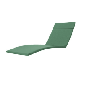 Two Salem Outdoor Lounge Chair Cushions, Lounge Chair Not Included. (Option: Army Green)