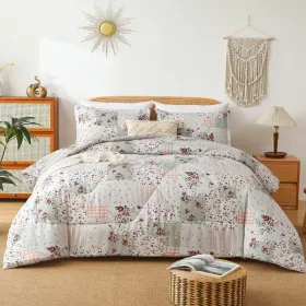 3pieces Comforter Set Queen Comforter X1 Pillowcasex2 Extremely Diverse Styles (Option: QianXia)